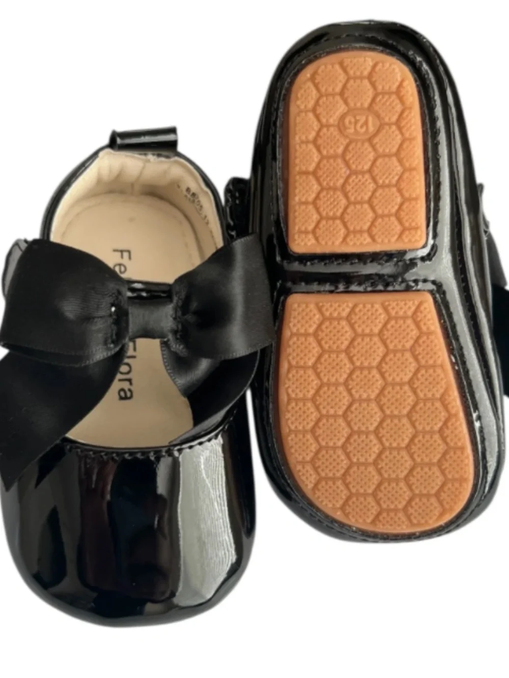 Felix & Flora Infant Baby Walking Shoes Moccasins Rubber Sole (Size: 9-12M)